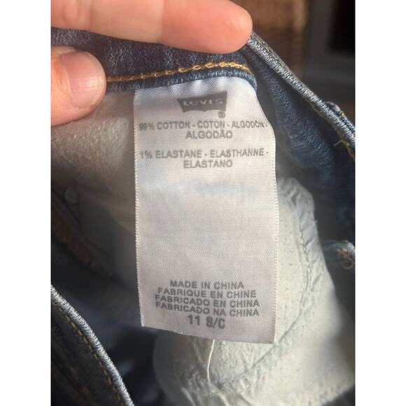 Vintage Levis 524 Too Superlow Bootcut Flare Jeans Size 11 S/C 27" Inseam - Picture 5 of 5